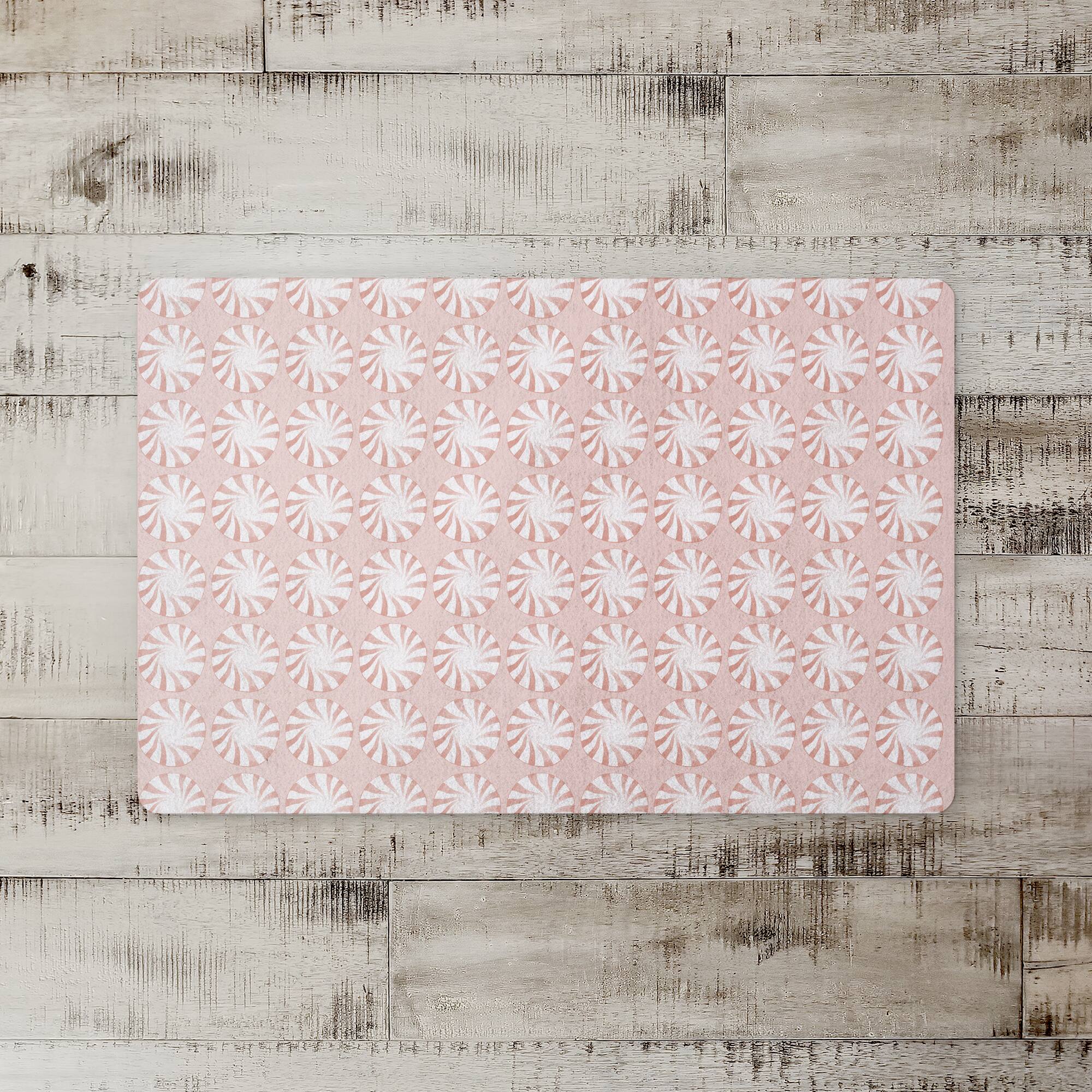 Peppermint Candy 27x18 Floor Mat